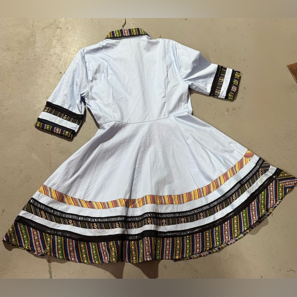 Style Mafia Multicolor Patterned Mini Dress - Picture 8 of 11